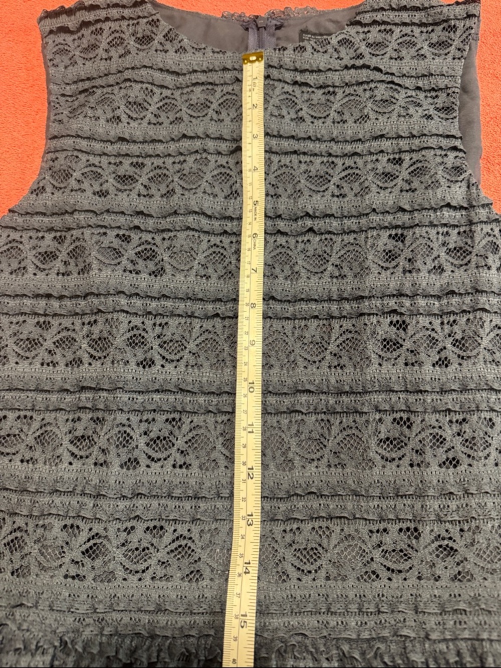 Zara Black Lace Fit & Flare Dress - Picture 6 of 11